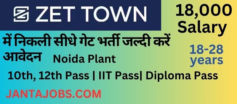 Zet Town Company Walk in Requirement 2024, Zet Town company new job, zettown new job vacancy