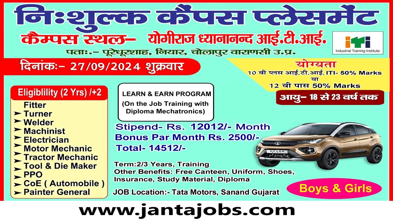 Tata Motors Campus Drive Varanasi 2024 Tata Motors Campus Placement 2024 Tata Motors Sanand Apprenticeship, Mechatronics Engineering Diploma, Tata Motors Apprentice Salary 2024, ITI Apprentice Tata Motors, Tata Motors Sanand Recruitment 2024, Tata Motors Apprentice Interview Process, Tata Motors Gujarat Apprenticeship, Tata Motors ITI Apprentice 2024, Tata Motors Varanasi Campus Interview