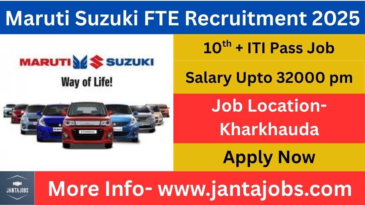 Maruti Suzuki FTE Recruitment 2025, Maruti Suzuki new plant vacancy 2025, Maruti Suzuki Sonipat recruitment 2025, Maruti Suzuki Kharakhauda jobs 2025, Maruti Suzuki Haryana job vacancy, Maruti Suzuki FTE jobs for ITI pass, Maruti Suzuki ITI recruitment 2025, Maruti Suzuki 10th pass jobs 2025, Maruti Suzuki fixed term employee vacancy, Maruti Suzuki new plant jobs, Maruti Suzuki Kharakhauda plant recruitment, Maruti Suzuki FTE salary details, Maruti Suzuki latest job notification 2025, Maruti Suzuki apprentice recruitment, Maruti Suzuki plant operator vacancy, Maruti Suzuki production job vacancy, Maruti Suzuki manufacturing jobs 2025, Maruti Suzuki ITI trade recruitment, Maruti Suzuki trainee job 2025, Maruti Suzuki company job online form, Maruti Suzuki India Limited vacancy, Maruti Suzuki Sonipat FTE posts, Maruti Suzuki job apply online, Maruti Suzuki job notification PDF, Maruti Suzuki job details Hindi, Maruti Suzuki FTE hiring process, Maruti Suzuki job qualification, Maruti Suzuki ITI job opening, Maruti Suzuki recruitment for mechanic, Maruti Suzuki fitter jobs, Maruti Suzuki welder jobs, Maruti Suzuki machinist jobs, Maruti Suzuki turner jobs, Maruti Suzuki diesel mechanic jobs, Maruti Suzuki tool and die maker jobs, Maruti Suzuki foundryman jobs, Maruti Suzuki sheet metal worker jobs, Maruti Suzuki painter general jobs, Maruti Suzuki automotive technician jobs, Maruti Suzuki factory job vacancy, Maruti Suzuki recruitment for freshers 2025, Maruti Suzuki plant helper jobs, Maruti Suzuki Haryana recruitment, Maruti Suzuki latest career updates, Maruti Suzuki walk in interview 2025, Maruti Suzuki technical job vacancy, Maruti Suzuki trainee recruitment drive, Maruti Suzuki FTE hiring news, Maruti Suzuki new plant openings, Maruti Suzuki kharakhauda plant jobs, Maruti Suzuki sonipat plant jobs, Maruti Suzuki FTE online registration, Maruti Suzuki apply form 2025, Maruti Suzuki latest openings for ITI, Maruti Suzuki ITI apprentice jobs, Maruti Suzuki 10th ITI job 2025, Maruti Suzuki permanent jobs 2025, Maruti Suzuki current openings, Maruti Suzuki company vacancy 2025, Maruti Suzuki hr contact details, Maruti Suzuki job benefits, Maruti Suzuki free accommodation jobs, Maruti Suzuki 32000 salary job, Maruti Suzuki job for mechanical trade, Maruti Suzuki online exam details, Maruti Suzuki job selection process, Maruti Suzuki new hiring news, Maruti Suzuki factory employment 2025, Maruti Suzuki kharakhauda recruitment news, Maruti Suzuki latest ITI jobs, Maruti Suzuki automobile jobs 2025, Maruti Suzuki car company jobs, Maruti Suzuki fixed term contract jobs, Maruti Suzuki ITI career, Maruti Suzuki work with us, Maruti Suzuki fresher jobs, Maruti Suzuki new vacancy 2025 Haryana, Maruti Suzuki job opportunities, Maruti Suzuki recruitment link, Maruti Suzuki career portal 2025, Maruti Suzuki vacancy for technician, Maruti Suzuki ITI job openings 2025, Maruti Suzuki government jobs 2025, Maruti Suzuki Haryana FTE job, Maruti Suzuki apprentice program 2025, Maruti Suzuki 2025 recruitment update, Maruti Suzuki company job notification, Maruti Suzuki automotive career, Maruti Suzuki production line jobs, Maruti Suzuki factory assistant jobs, Maruti Suzuki new recruitment drive, Maruti Suzuki India FTE recruitment 2025, Maruti Suzuki employee benefits, Maruti Suzuki ITI certificate jobs, Maruti Suzuki online registration link, Maruti Suzuki FTE joining process, Maruti Suzuki job medical test, Maruti Suzuki hiring news 2025, Maruti Suzuki workshop jobs, Maruti Suzuki factory jobs in Haryana, Maruti Suzuki Kharakhauda plant vacancy, Maruti Suzuki employment 2025, Maruti Suzuki full time jobs, Maruti Suzuki recruitment details 2025, Maruti Suzuki jobs near Sonipat, Maruti Suzuki job for fresher ITI, Maruti Suzuki FTE vacancy notice, Maruti Suzuki FTE post details, Maruti Suzuki online apply 2025, Maruti Suzuki mechanical fitter jobs, Maruti Suzuki Kharakhauda Haryana recruitment, Maruti Suzuki latest employment news, Maruti Suzuki FTE official notice, Maruti Suzuki HR job contact, Maruti Suzuki direct recruitment 2025, Maruti Suzuki latest hiring, Maruti Suzuki car manufacturing jobs, Maruti Suzuki company hiring process, Maruti Suzuki FTE vacancy 2025, Maruti Suzuki official job website, Maruti Suzuki fixed term employment, Maruti Suzuki car plant jobs 2025, Maruti Suzuki new hiring 2025, Maruti Suzuki industrial jobs, Maruti Suzuki technician recruitment, Maruti Suzuki job in Haryana 2025, Maruti Suzuki recruitment online apply, Maruti Suzuki factory worker job, Maruti Suzuki company notification 2025, Maruti Suzuki job update Hindi, Maruti Suzuki new plant Haryana recruitment, Maruti Suzuki job alert, Maruti Suzuki plant career 2025, Maruti Suzuki auto jobs 2025, Maruti Suzuki ITI trade jobs 2025, Maruti Suzuki recruitment official news, Maruti Suzuki application process, Maruti Suzuki FTE salary 2025, Maruti Suzuki joining process details, Maruti Suzuki FTE vacancy apply link, Maruti Suzuki latest FTE recruitment news, Maruti Suzuki online test information, Maruti Suzuki medical check-up rule, Maruti Suzuki automotive company jobs, Maruti Suzuki Sonipat 500 vacancy, Maruti Suzuki apply link 2025, Maruti Suzuki FTE registration process, Maruti Suzuki plant employment 2025, Maruti Suzuki recruitment official update, Maruti Suzuki industrial trainee jobs, Maruti Suzuki India job openings, Maruti Suzuki fixed term vacancy 2025, Maruti Suzuki FTE join details, Maruti Suzuki Haryana new job, Maruti Suzuki apprentice 2025 apply online, Maruti Suzuki kharakhauda new openings, Maruti Suzuki new job for ITI holder, Maruti Suzuki factory staff jobs, Maruti Suzuki car production jobs, Maruti Suzuki FTE freshers recruitment, Maruti Suzuki mechanic job openings, Maruti Suzuki Sonipat factory hiring, Maruti Suzuki ITI trades vacancy 2025, Maruti Suzuki fresher ITI jobs Haryana, Maruti Suzuki FTE post notification, Maruti Suzuki latest FTE job update, Maruti Suzuki fixed term employment recruitment, Maruti Suzuki trainee employment 2025, Maruti Suzuki FTE salary benefits, Maruti Suzuki latest recruitment update, Maruti Suzuki Haryana FTE recruitment 2025, Maruti Suzuki industrial area jobs, Maruti Suzuki 2025 job update, Maruti Suzuki fixed term jobs Haryana, Maruti Suzuki official hiring news, Maruti Suzuki job announcement 2025.