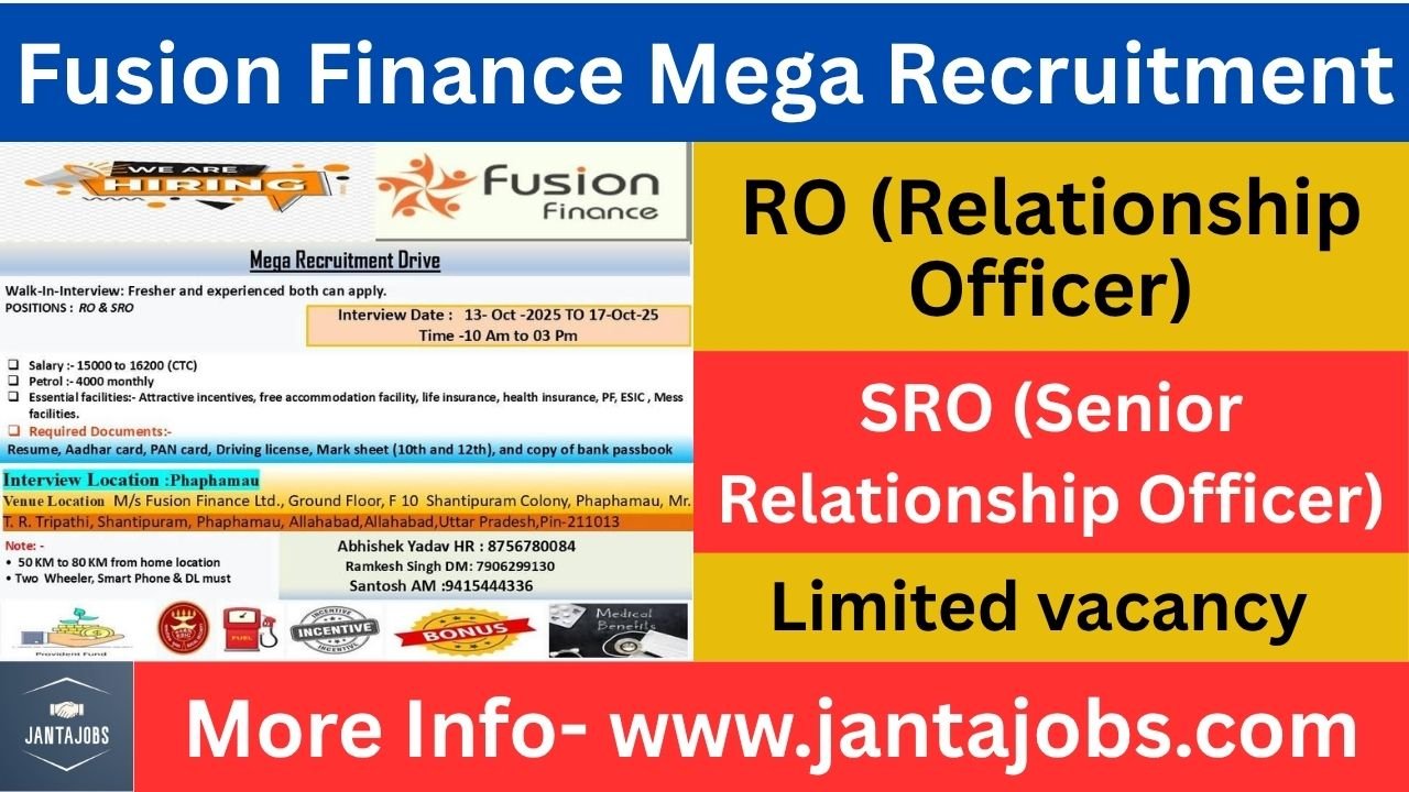 Fusion Finance Mega Recruitment Drive 2025, fusion finance prayagraj job, fusion finance phaphamau recruitment, fusion finance ltd vacancy 2025, prayagraj finance job, fusion finance walk in interview, ro sro job prayagraj, relationship officer job prayagraj, senior relationship officer job, finance company jobs prayagraj, prayagraj job alert, prayagraj private company jobs, prayagraj new vacancy, prayagraj job vacancy 2025, jantajobs prayagraj, prayagraj recruitment drive, fusion finance hiring, prayagraj interview jobs, prayagraj walk in interview 2025, prayagraj urgent hiring, prayagraj office job, prayagraj finance sector job, prayagraj marketing job, prayagraj sales job, fusion finance company job, prayagraj insurance job, prayagraj pf esic jobs, prayagraj finance career, prayagraj freshers jobs, prayagraj experienced jobs, prayagraj graduate jobs, prayagraj local job, prayagraj job near me, prayagraj private finance job, prayagraj bank related job, prayagraj customer service job, prayagraj business development job, prayagraj executive job, fusion finance ltd job update, fusion finance company prayagraj hiring, prayagraj accommodation job, prayagraj allowance job, prayagraj petrol allowance job, prayagraj incentive job, prayagraj sales executive job, prayagraj walk in jobs, prayagraj upcoming job, prayagraj urgent requirement, prayagraj field job, prayagraj two wheeler job, prayagraj smartphone job, prayagraj marketing field job, prayagraj business loan job, prayagraj finance hiring 2025, prayagraj company hiring, prayagraj recruitment update, prayagraj local company vacancy, prayagraj finance walk in, prayagraj job news, prayagraj free job alert, prayagraj job notification, prayagraj current job, prayagraj finance ltd vacancy, prayagraj fusion company job, prayagraj new hiring, prayagraj latest recruitment, prayagraj finance ltd hiring, prayagraj incentive based job, prayagraj corporate jobs, prayagraj marketing executive job, prayagraj finance officer job, prayagraj loan officer job, prayagraj business officer job, prayagraj executive recruitment, prayagraj fresh graduate jobs, prayagraj 10th 12th pass job, prayagraj documents required job, prayagraj direct interview job, prayagraj walk in interview date, prayagraj walk in drive, prayagraj urgent walk in, prayagraj finance career opportunity, prayagraj employment news, prayagraj finance hiring news, prayagraj latest job opening, prayagraj finance company career, prayagraj nearby vacancy, prayagraj up finance jobs, prayagraj job online, prayagraj apply now job, prayagraj hr contact job, prayagraj company direct job, prayagraj high salary job, prayagraj finance incentives, prayagraj attractive salary job, prayagraj recruitment phaphamau, phaphamau job vacancy, phaphamau hiring, phaphamau job alert, phaphamau employment news, phaphamau private job, phaphamau latest job, fusion finance phaphamau hiring, phaphamau ro sro job, phaphamau finance vacancy, phaphamau walk in interview, phaphamau office job, phaphamau executive hiring, phaphamau field job, phaphamau company recruitment, prayagraj local hiring news, prayagraj finance walk in date, prayagraj fusion finance ltd company, fusion finance prayagraj 2025, fusion finance job updates, prayagraj career updates, prayagraj work with finance company, prayagraj immediate joining job, prayagraj incentive job 2025, prayagraj private job update, prayagraj career growth, prayagraj company interviews, prayagraj full time job, prayagraj finance ltd phaphamau, prayagraj local interview, prayagraj latest hiring, prayagraj city job, prayagraj recruitment post, prayagraj direct apply job, prayagraj online apply, prayagraj job openings today, prayagraj walk in location, fusion finance ltd phaphamau recruitment.